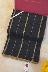 HOV HANDLOOM CHANDERI SAREE - SINGLE STRIPE GOLD - 108