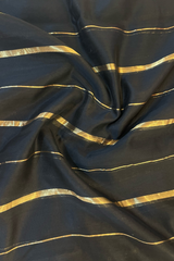 HOV HANDLOOM CHANDERI SAREE - SINGLE STRIPE GOLD - 108