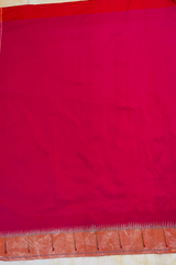 HOV EXCLUSIVE HANDLOOM PAITHANI SILK SAREE - SINGLE MUNIYA - Pink - 023
