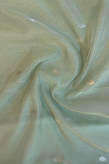 HOV HANDLOOM CHANDERI SAREE - SMALL LEAF - 101