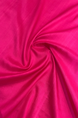 HOV Exclusive Pure Zari Handloom Banarasi Silk Saree - Pink Plain Silver Zari Kasturi - 034