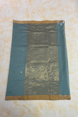 HOV Handloom Chanderi Cotton Silk Saree - Small Leaf - 028-01
