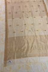 HOV Handloom Chanderi Silk Saree - Kota Floral Motif - 49-04