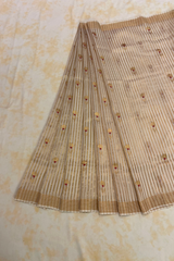 HOV Handloom Chanderi Silk Saree - Kota Floral Motif - 49-04
