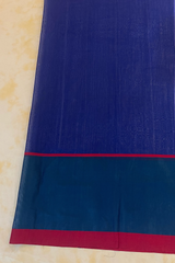 HOV HANDLOOM CHANDERI SAREE -HALF & HALF - 3 LEAF BUTA - 105