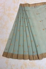 HOV Handloom Chanderi Cotton Silk Saree - Club Buta - 024-01