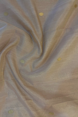 HOV HANDLOOM CHANDERI SAREE - TISSUE - ROUND BUTA - 100