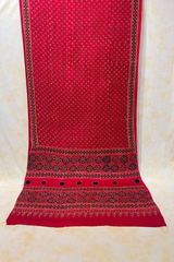 HOV Hand-Block Print Saree Modal  - 015