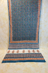 HOV Hand-Block Print Saree Modal - 014