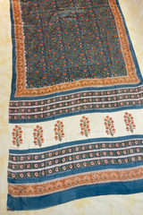 HOV Hand-Block Print Saree Modal - 014