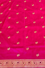 All Gold Zari Handloom Kadhua Banarasi Katan Silk Saree - Small Butidar - Chameli Buti