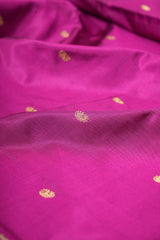 Handloom Paithani Silk Saree - Classic Pallu - Violet