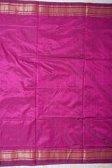 Handloom Paithani Silk Saree - Classic Pallu - Violet