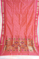 Handloom Paithani Silk Saree - Classic Pallu - Aboli