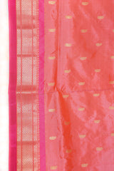 Handloom Paithani Silk Saree - Classic Pallu - Aboli