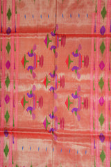Handloom Paithani Silk Saree - Classic Pallu - Aboli