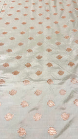 Handloom Banarasi Brocade Silk Fabric - Paan Buta