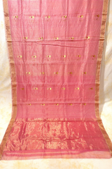 HOV Handloom Chanderi Silk Saree - Kota Floral Motif - 49-03