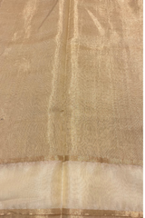 HOV Handloom Chanderi Half Tissue Saree - Checks Pallu - 002-04