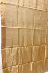 HOV Handloom Chanderi Half Tissue Saree - Round Buta - 004-01