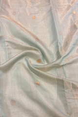 HOV Handloom Chanderi Half Tissue Saree - Round Buta - 003-05,09