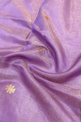 HOV Handloom Chanderi Half Tissue Saree - Round Buta - 004-03