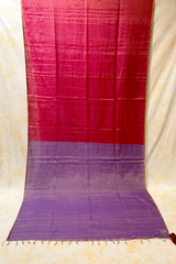 HOV Handloom Chanderi Half Tissue Saree - Half n Half - 001-02