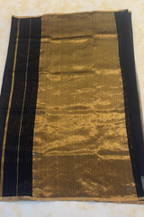 HOV HANDLOOM CHANDERI SAREE - SINGLE STRIPE GOLD - 108