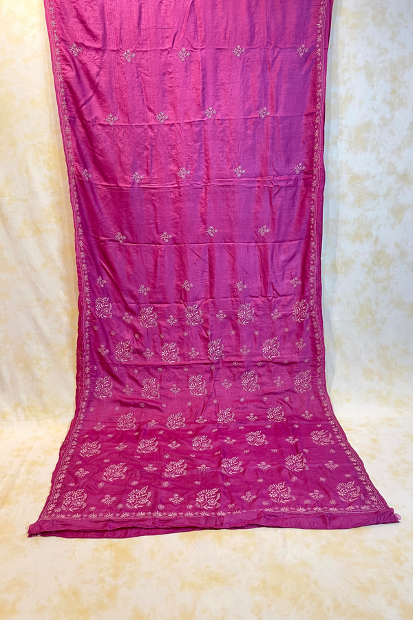 HOV HandEmbroidered Chikankari Saree - 060