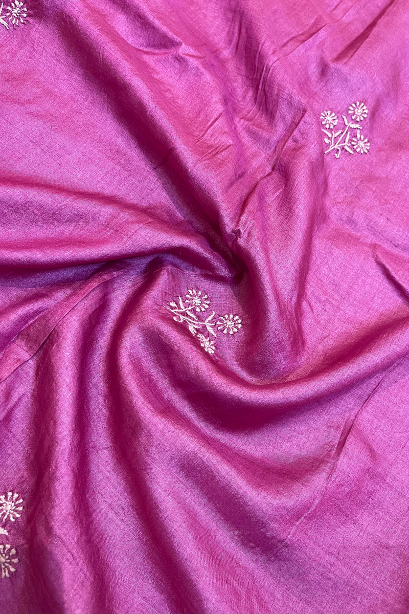 HOV HandEmbroidered Chikankari Saree - 060