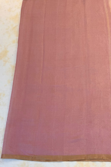 HOV HANDLOOM CHANDERI SAREE TISSUE - ROUND BUTA - 100