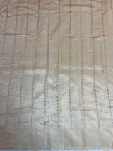 HOV HANDLOOM KADHUA BANARASI KATAN SILK SAREE - BUTIDAR - BEIGE - 110-02