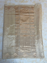 HOV HANDLOOM KADHUA BANARASI KATAN SILK SAREE - BUTIDAR - BEIGE - 110-02