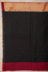 Handloom Paithani Silk Saree - Black