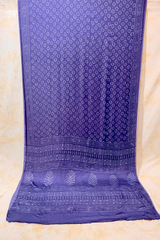 HOV Hand-Block Print Saree Modal  - 012-01-02