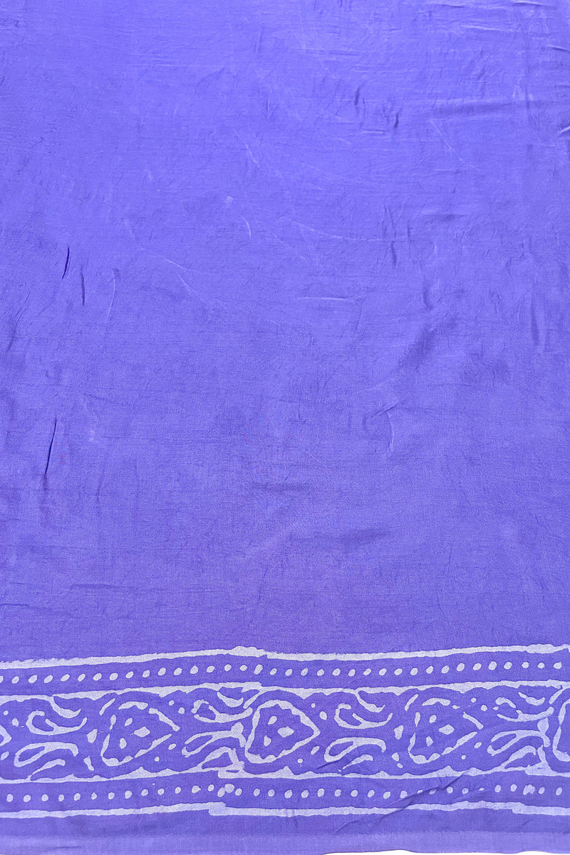 HOV Hand-Block Print Saree Modal  - 012-01-02