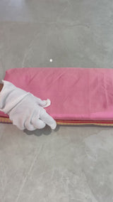 Handloom Paithani Silk Saree - Bangadi Pallu Plain Border