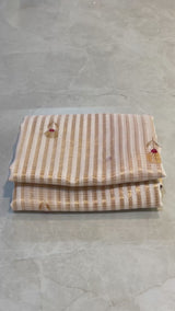 HOV Handloom Chanderi Silk Saree - Kota Floral Motif  - 49-04