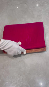 HOV Handloom Chanderi Cotton Silk Saree - Skirt Border - 016-01