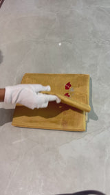 HOV Handloom Chanderi Full Tissue Saree - Plain - 008