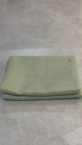 HOV HANDLOOM CHANDERI SAREE - SMALL LEAF - 101