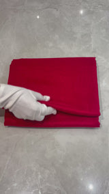 HOV Handloom Chanderi Cotton Silk Saree - Plain Zari Border - 018-01-02