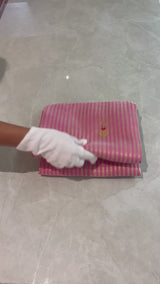 HOV Handloom Chanderi Silk Saree - Kota Floral Motif  - 49-03