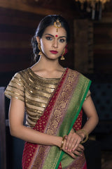 Swati Georgette Banarasi Saree - Vaarasa