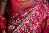 Multicolor Handloom Double Ikat Patola Saree - Vaarasa