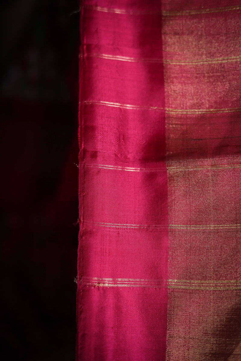 Multicolor Handloom Double Ikat Patola Saree - Vaarasa