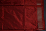 Antique Gold & Red Handloom Double Ikat Patola Saree - Vaarasa