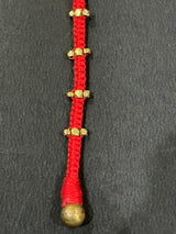 Dhokra Brass Three Beaded Anklets