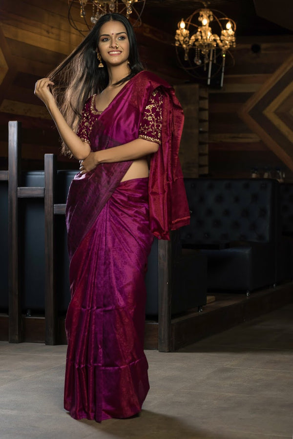 Ruhi Handloom Mashroo Saree